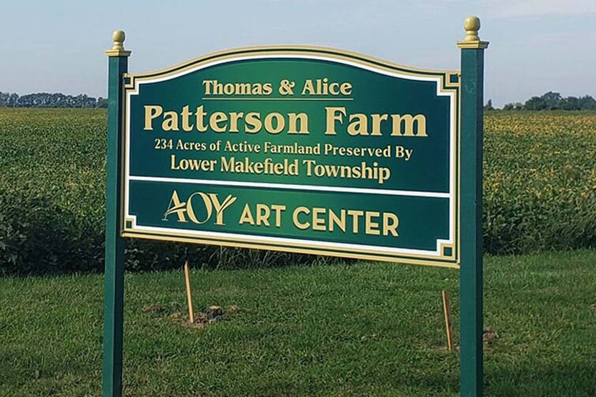 Patterson Farm Sign