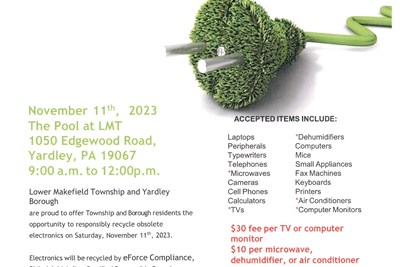 Lower Makefield & Yardley Borough Joint e-Waste Recycling Event