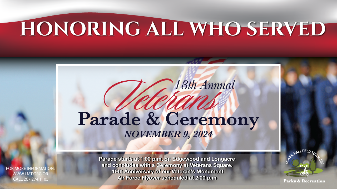 Veterans Parade and Ceremony Flyer